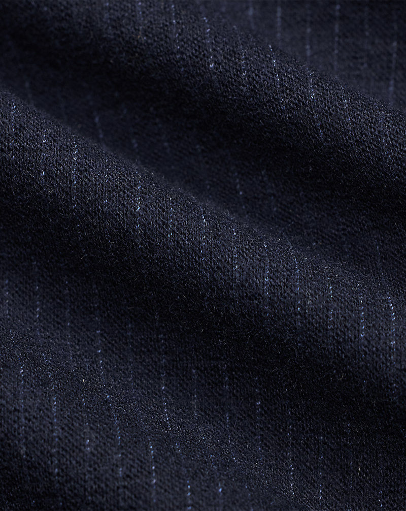 Jacquard-Knit Officer's Trouser Navy Multi