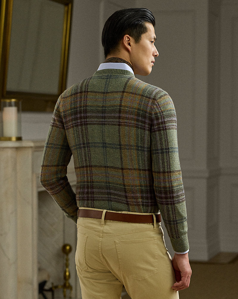 Plaid Cashmere-Wool Jumper Lovette Multi